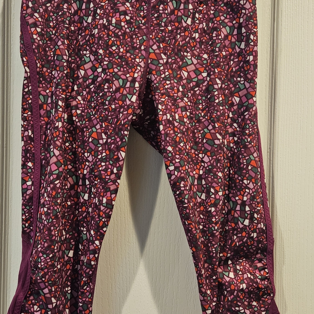 lululemon athletica Mosaic Pattern Leggings - Purple and Pink